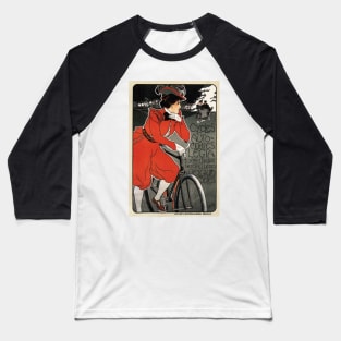 LEGIA Cycles Belgium Art Nouveau Vintage Bicycle Advertisement Baseball T-Shirt